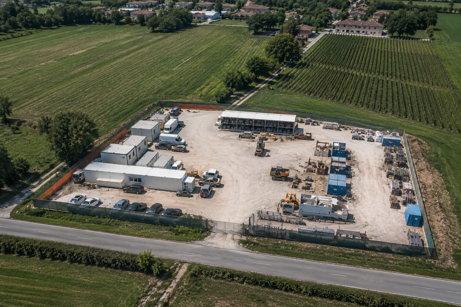Area logistica di cantiere